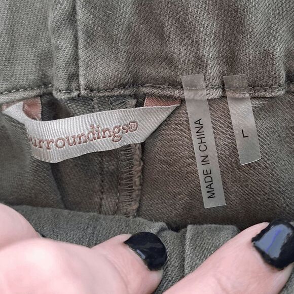 Soft Surroundings Pippa Pull On Pants in Green size Large - Picture 6 of 7